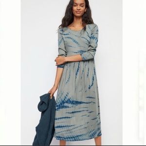 Anthropologie Dolan Tie-Dye Jersey Maxi Dress